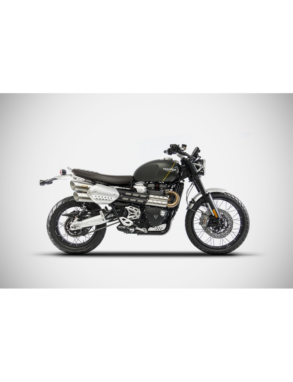 Slip-On per Triumph Scrambler 1200 21-23 - Impianto Scarico Zard