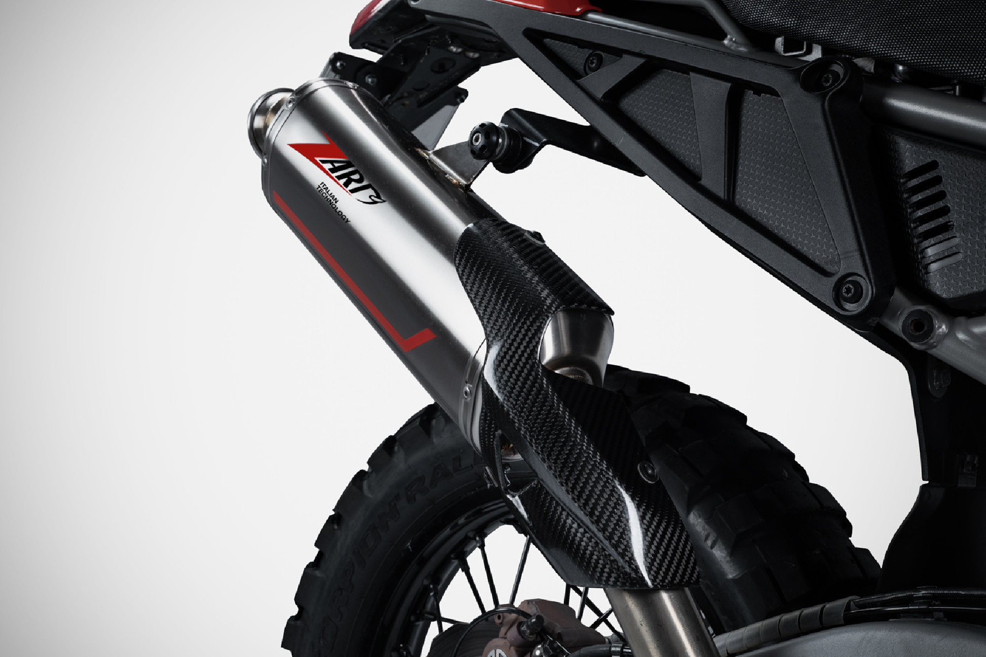Scarico Aprilia TUAREG 660 25-26 SLIP-ON SABBIA  Acciaio Inox