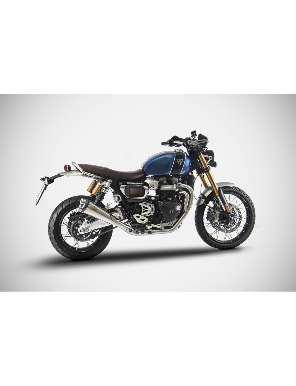 Full Kit Scarico Inox Triumph Scrambler 1200 21-23