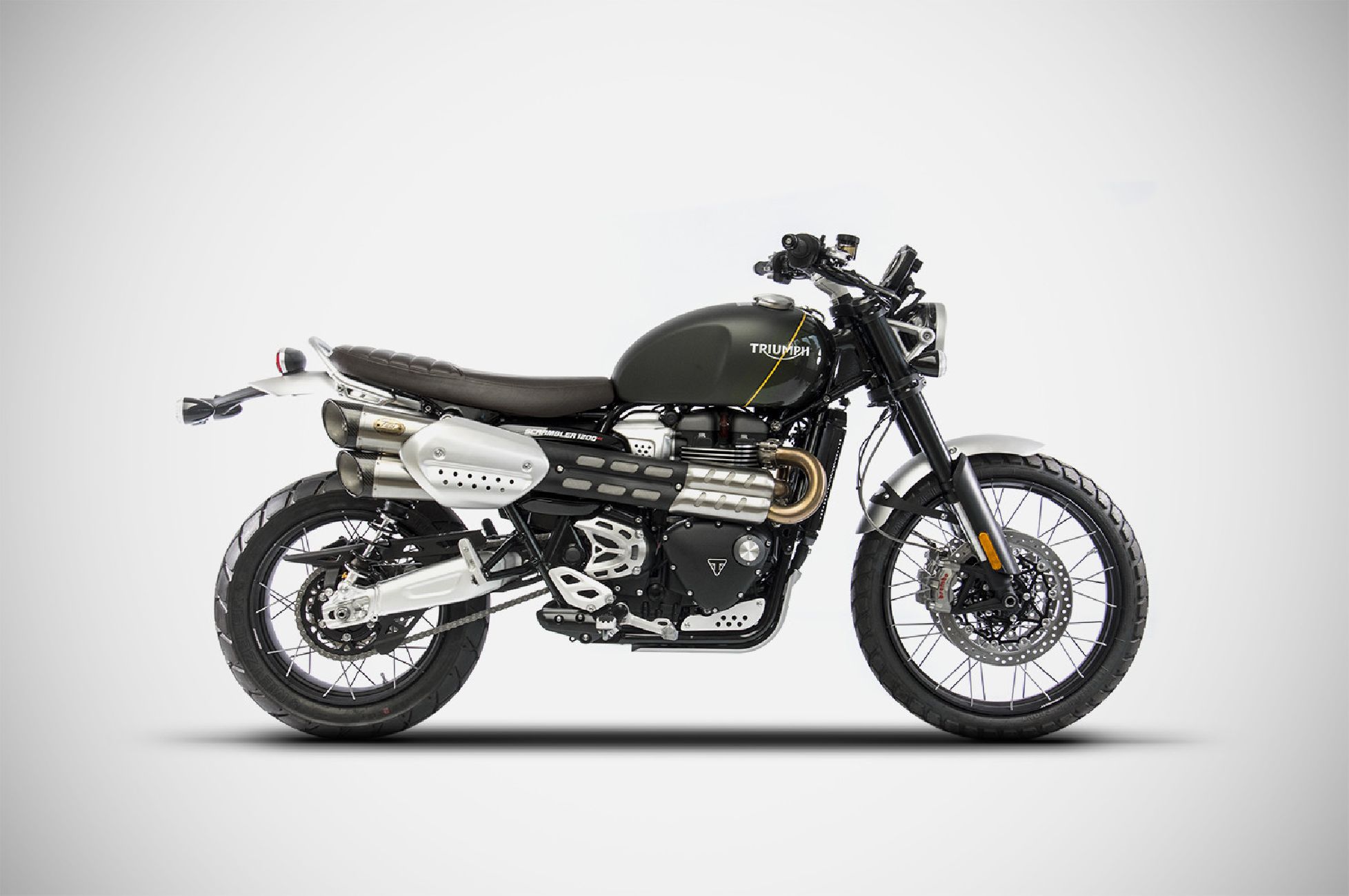 Slip-On per Triumph Scrambler 1200 19-20 - Impianto di Scarico Zard