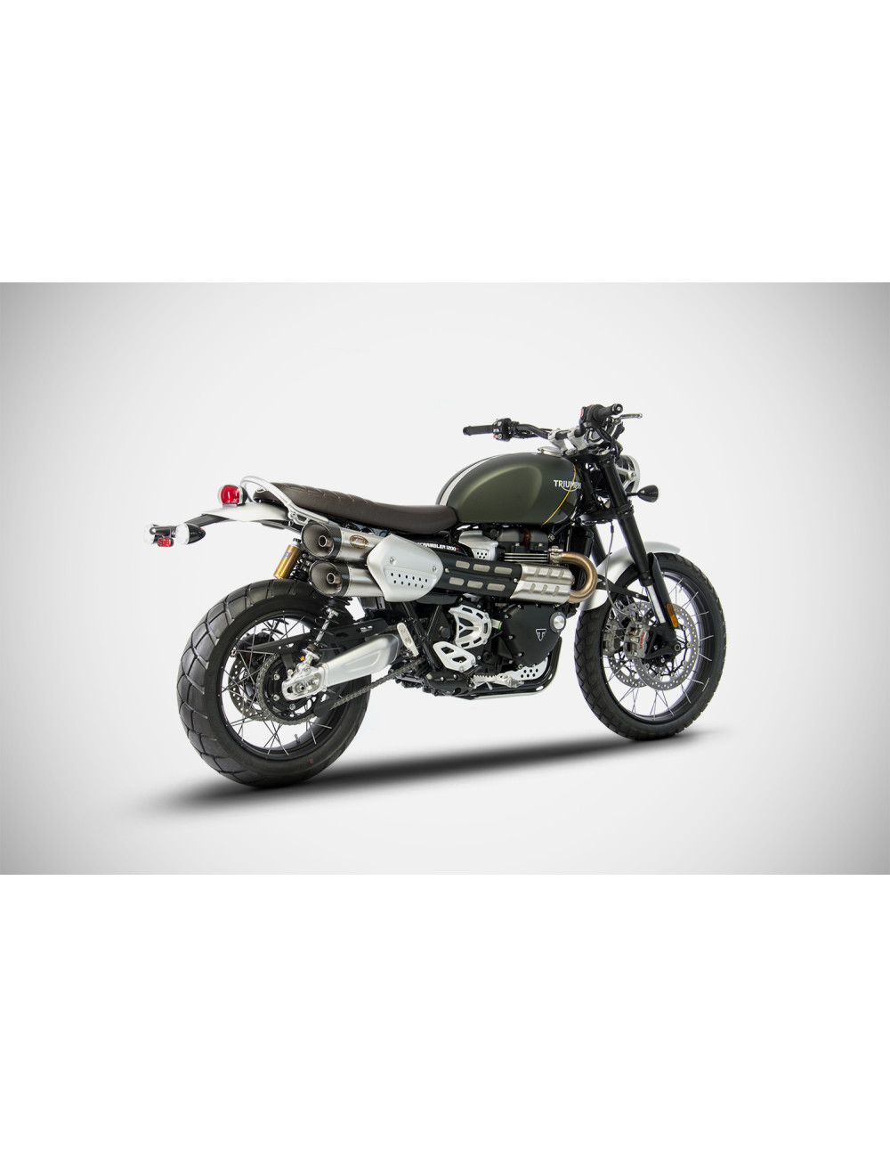 Slip-On Triumph Scrambler 1200 19-20 Zard Exhaust System