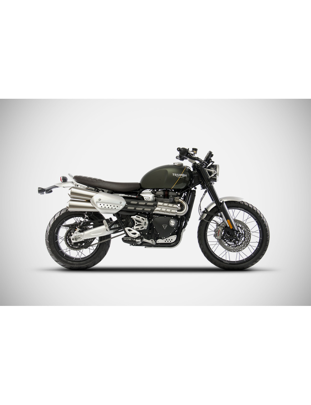 Decat per Triumph Scrambler 1200 19-20 Kit Decatalizzatore Zard