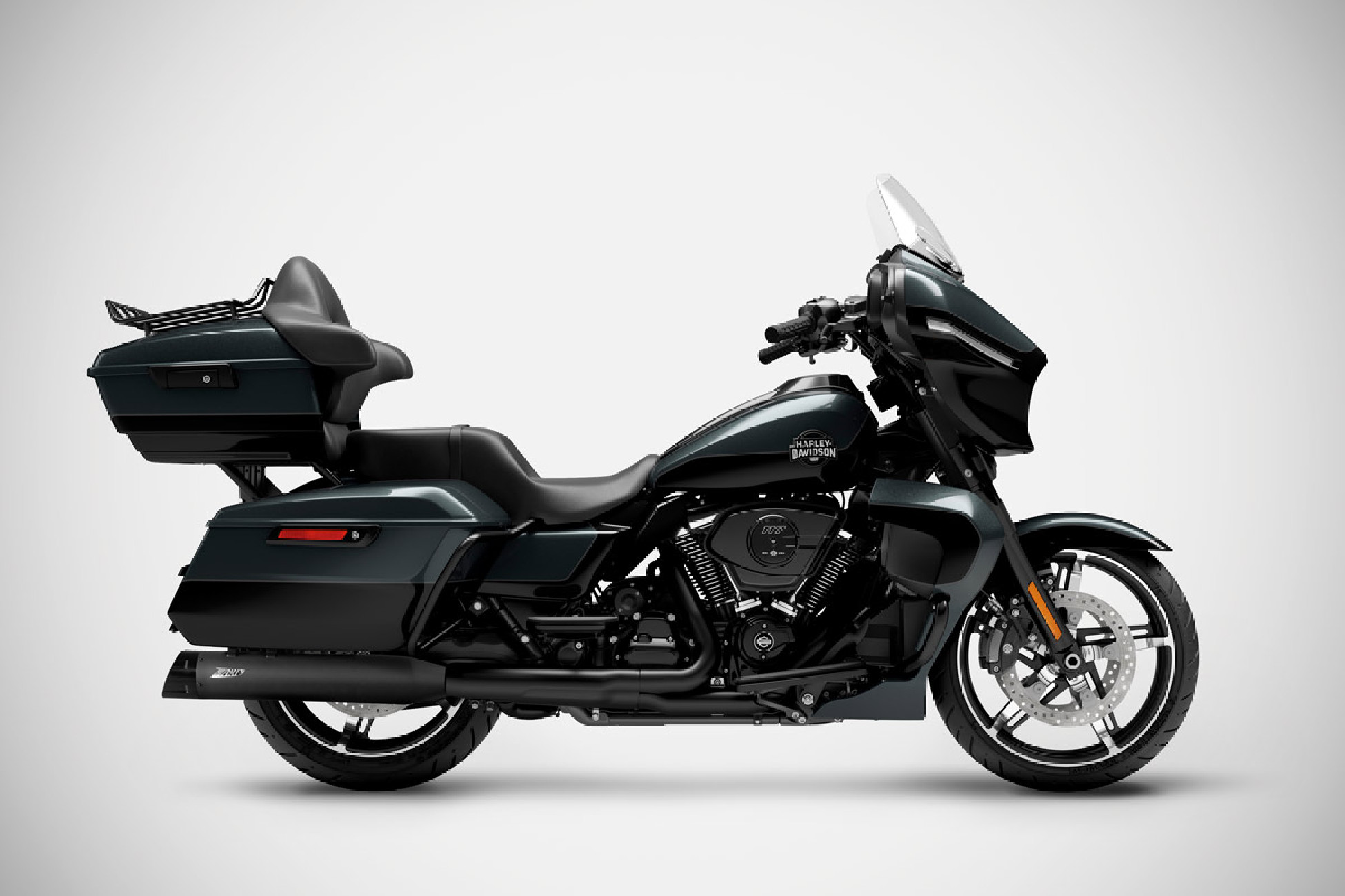 Harley-Davidson Street Glide Ultra Zard Slip-ons 2025 | Black