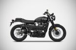 Complete High Conical Kit Triumph Scrambler 900 21 23 Zard Exhaust System