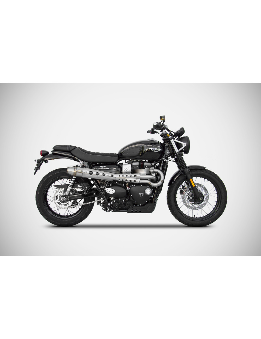 Kit Completo Conico Alto Triumph Scrambler 900 21-23 Impianto Scarico