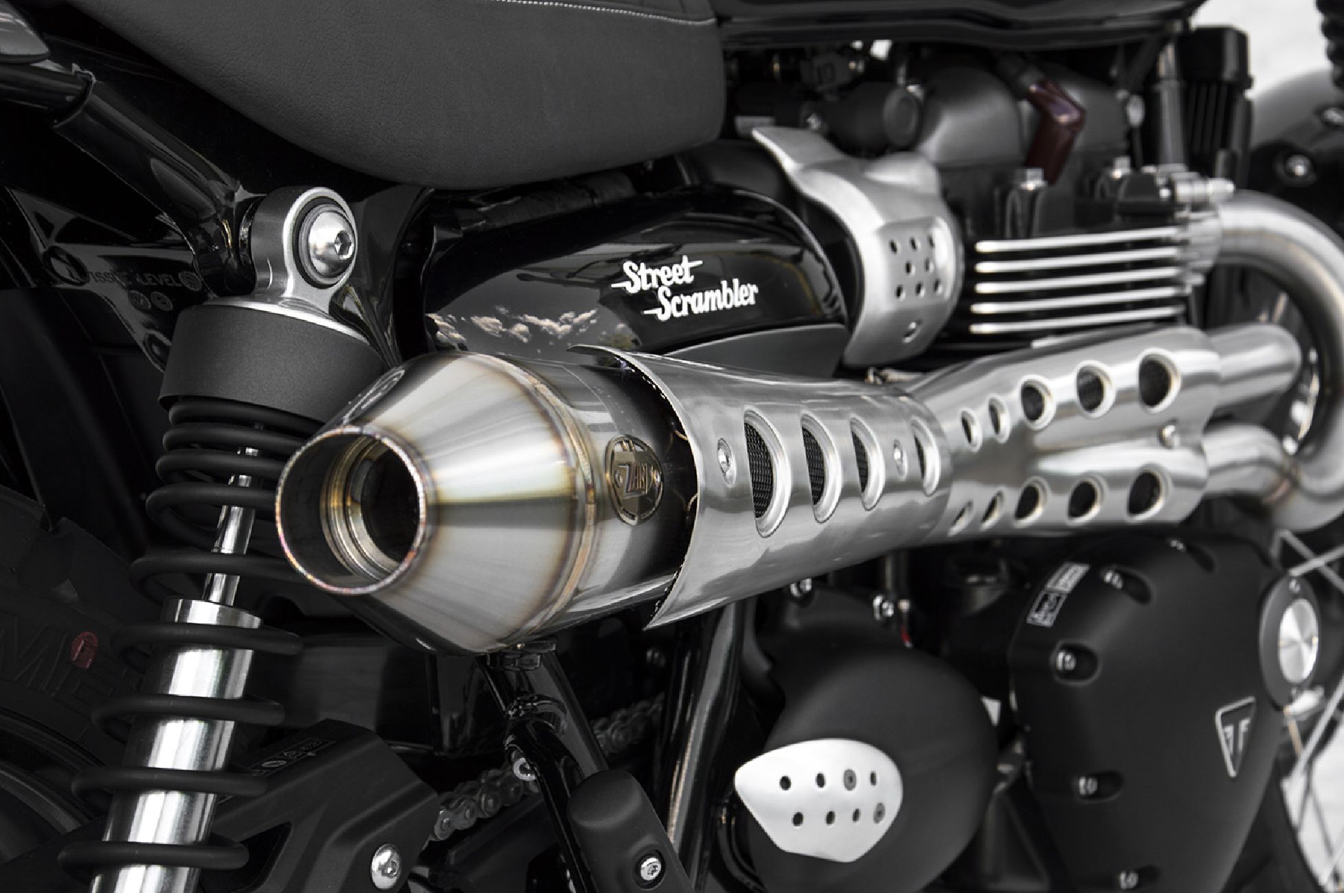 Complete High Conical Kit Triumph Scrambler 900 21-23 Zard Exhaust