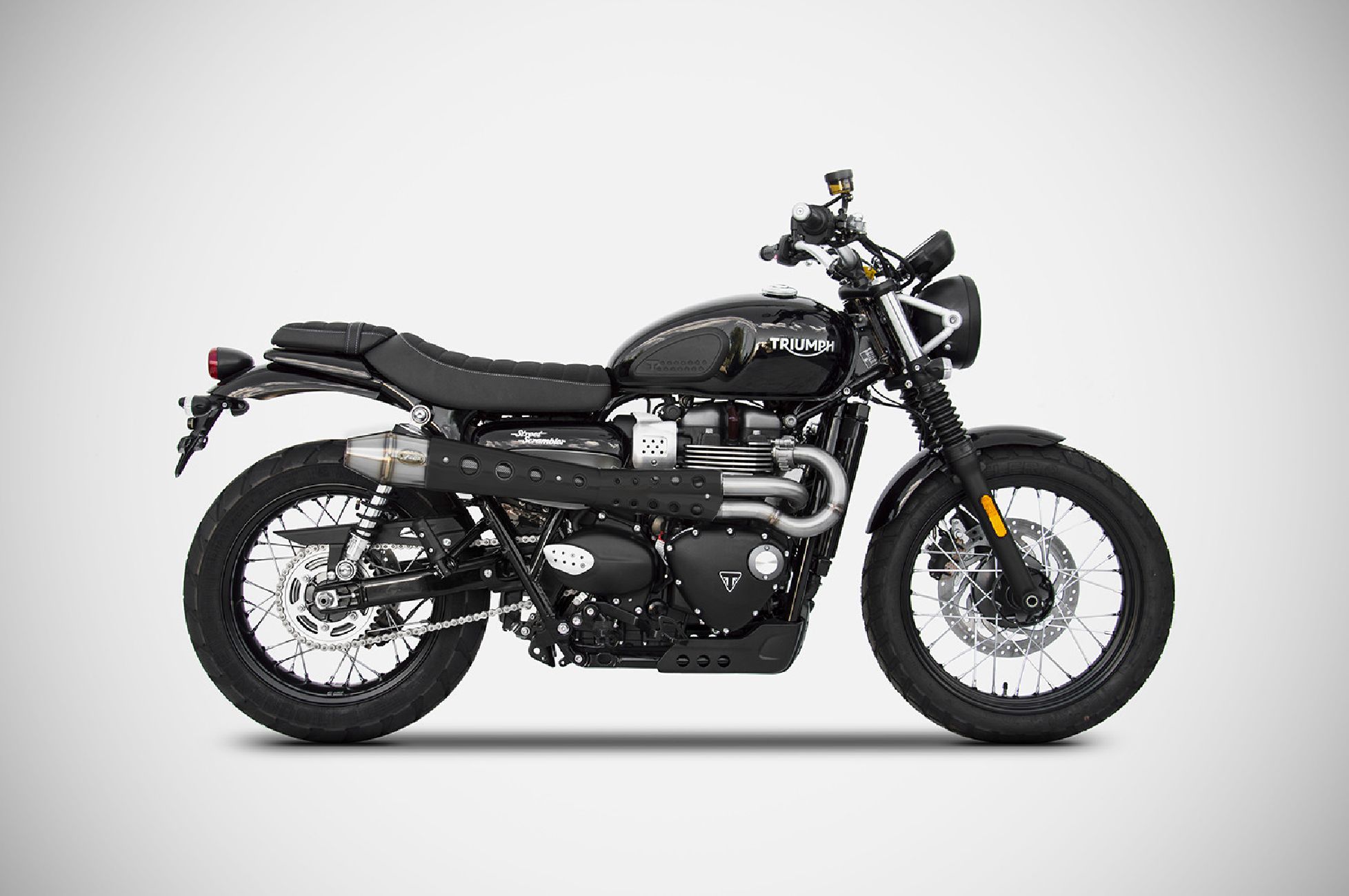 Complete High Conical Kit Triumph Scrambler 900 21-23 Exhaust System