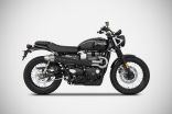 Completo Conico Alto Triumph Scrambler 900 21-23 Impianto Scarico Zard