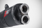 BMW R 12 G/S Exhaust Silencer "Raid 80" 25-26 Black Stainless Steel - Zard