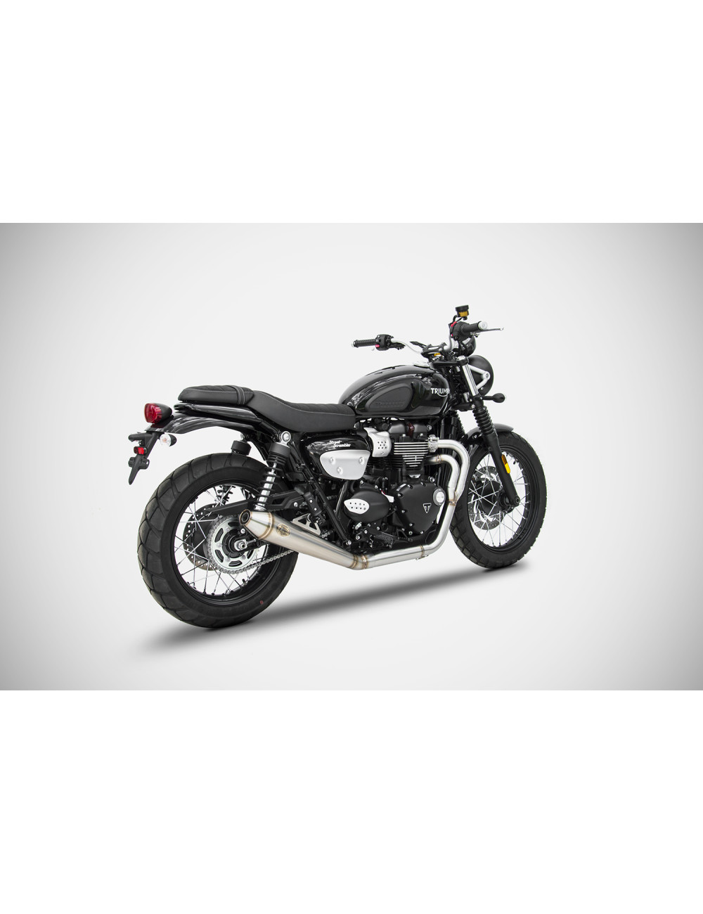 Conico Basso Triumph Scrambler 900 21-23 Impianto Scarico Zard