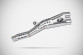 Scarico BMW R 12 G/S slip-on "Explorer" 25-26 Acciaio Inox Satinato - Zard
