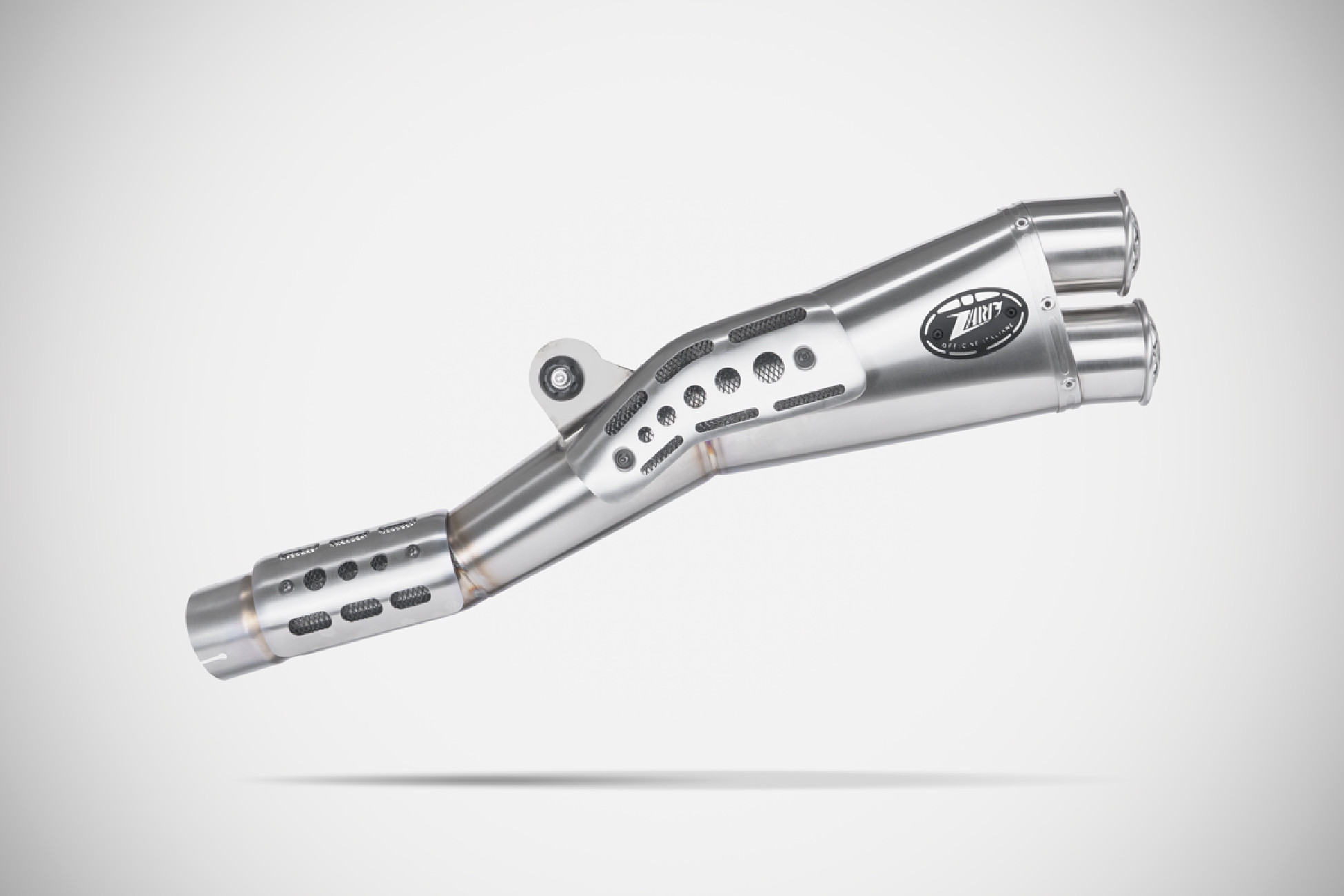 Scarico BMW R 12 G/S slip-on "Explorer" 25-26 Acciaio Inox Satinato - Zard