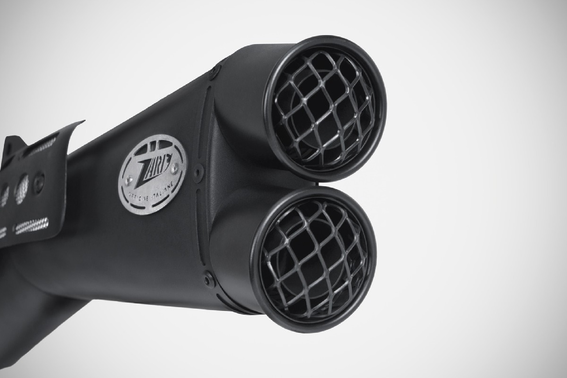 BMW R 12 G/S Exhaust "Explorer" silencer 25-26 Black Stainless Steel Zard