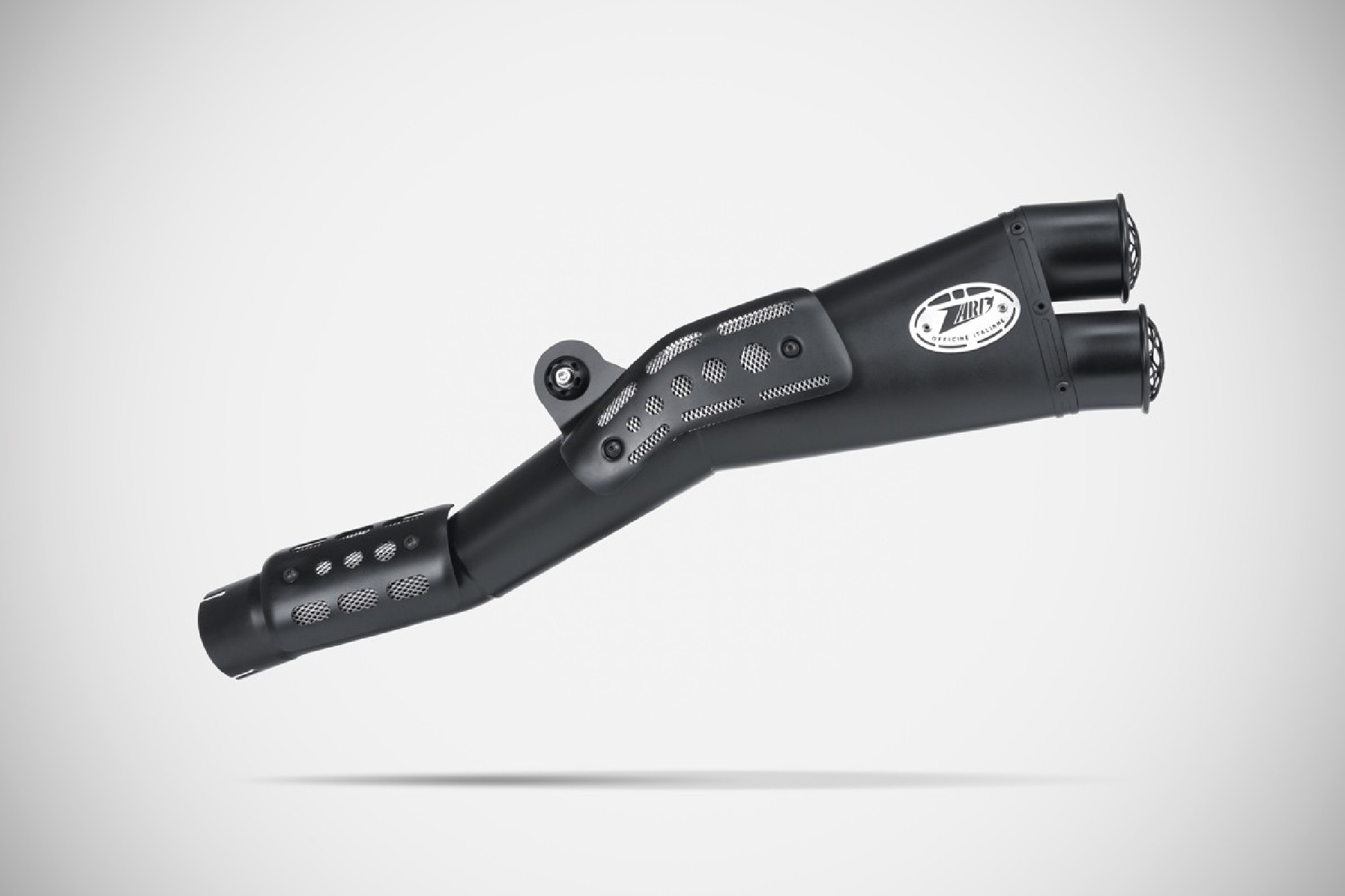 Scarico BMW R 12 G/S slip-on "Explorer" 25-26 Acciaio Inox Nero - Zard