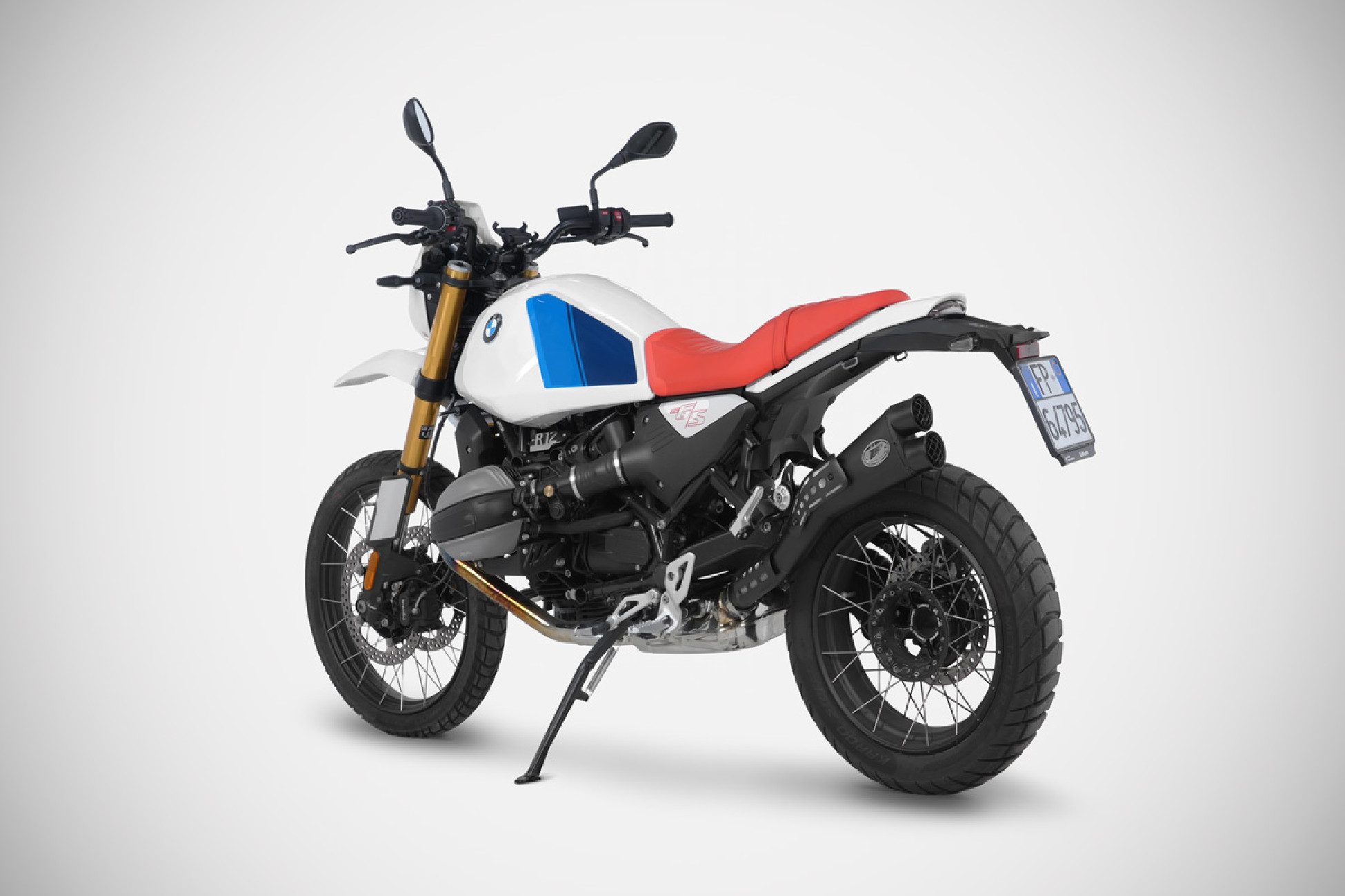 Scarico BMW R 12 G/S slip-on Explorer nero 25-26 - Zard