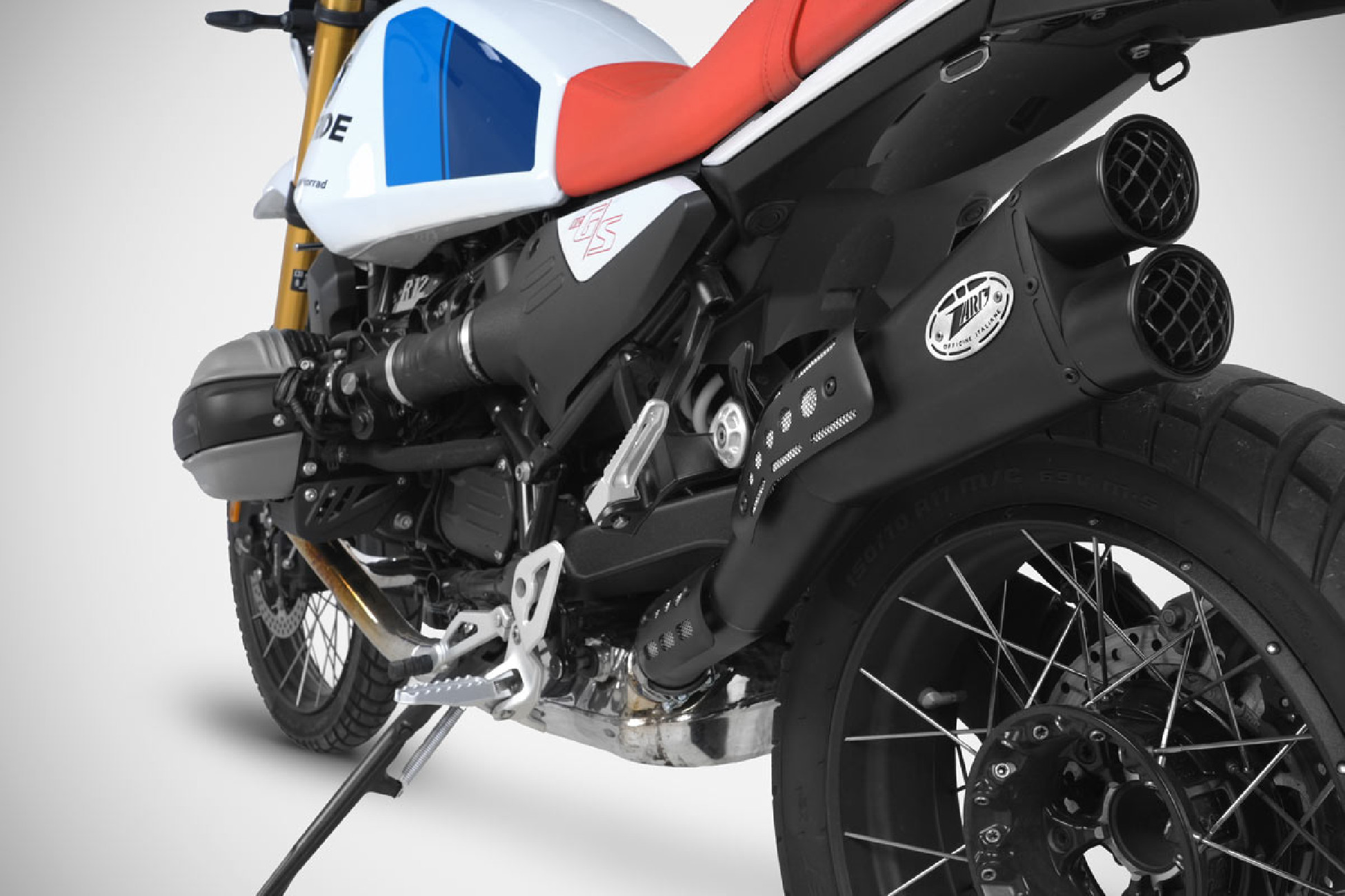 Scarico BMW R 12 G/S silenziatore "Explorer" nero 25-26 - Zard