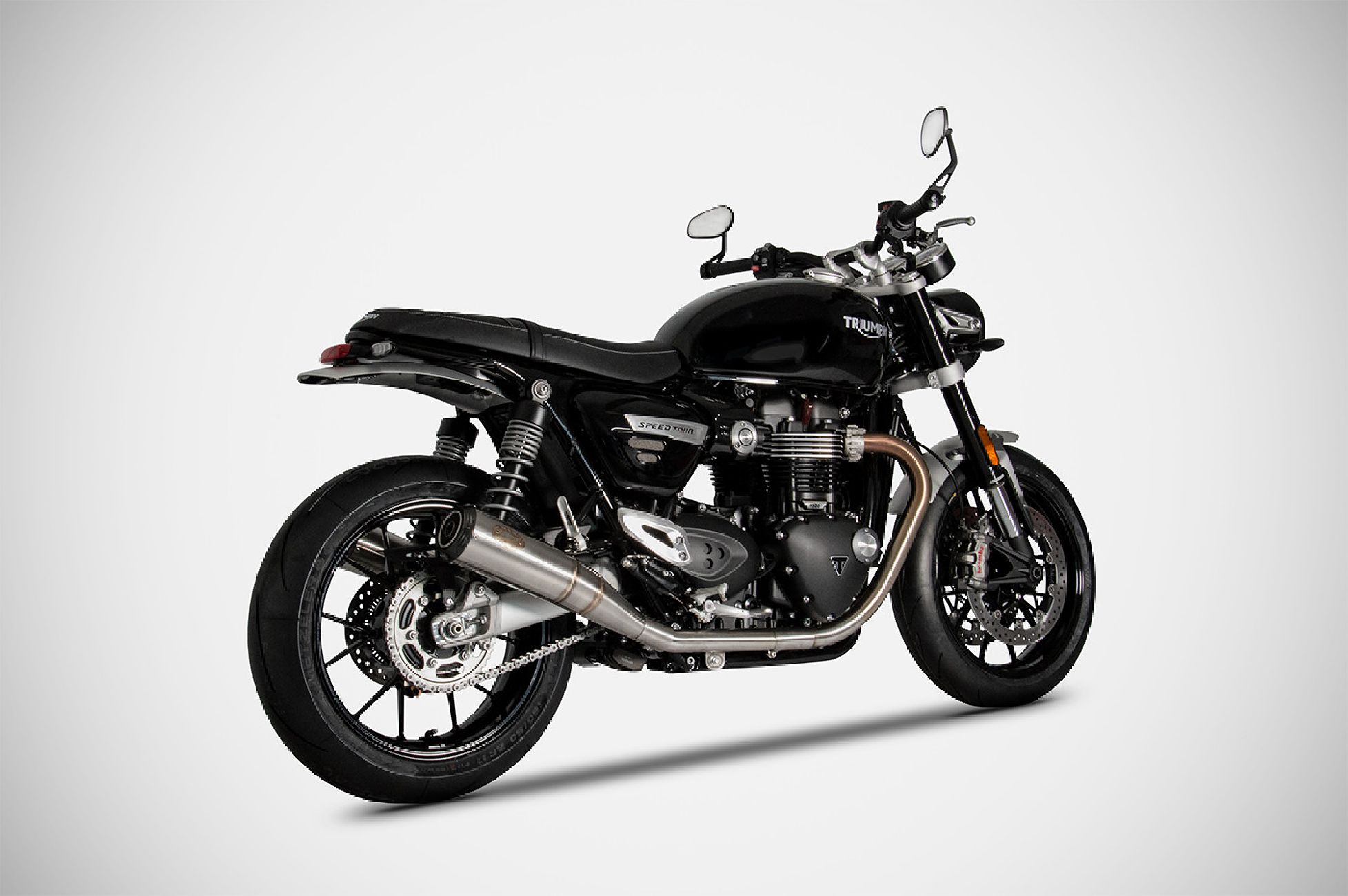 Slip-On Conico Triumph Speed Twin 1200 21 23 Impianto Scarico Zard