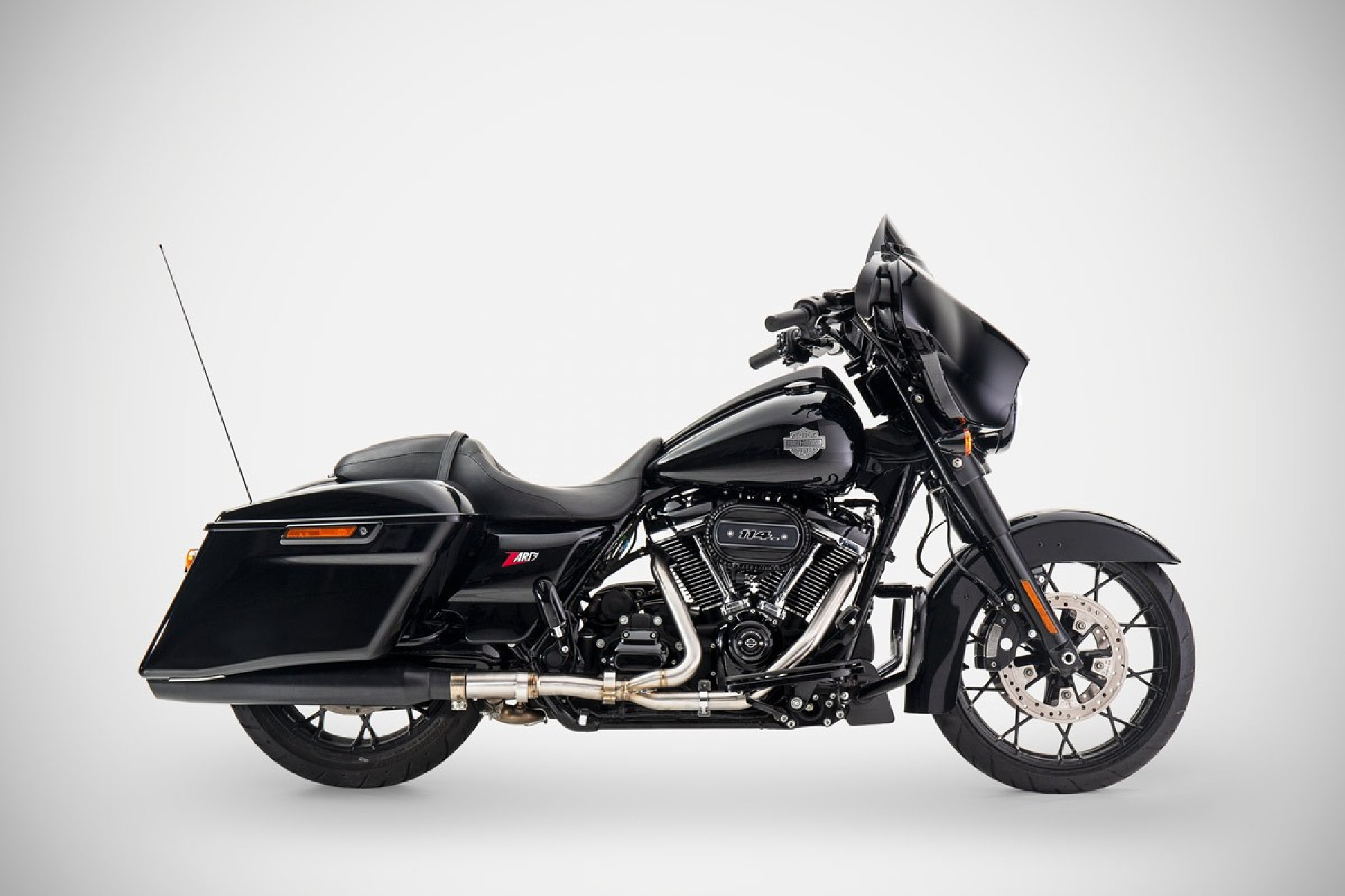 Decat Grand American Touring (17-26) Decat Stainless Steel Harley-Davidson Zard