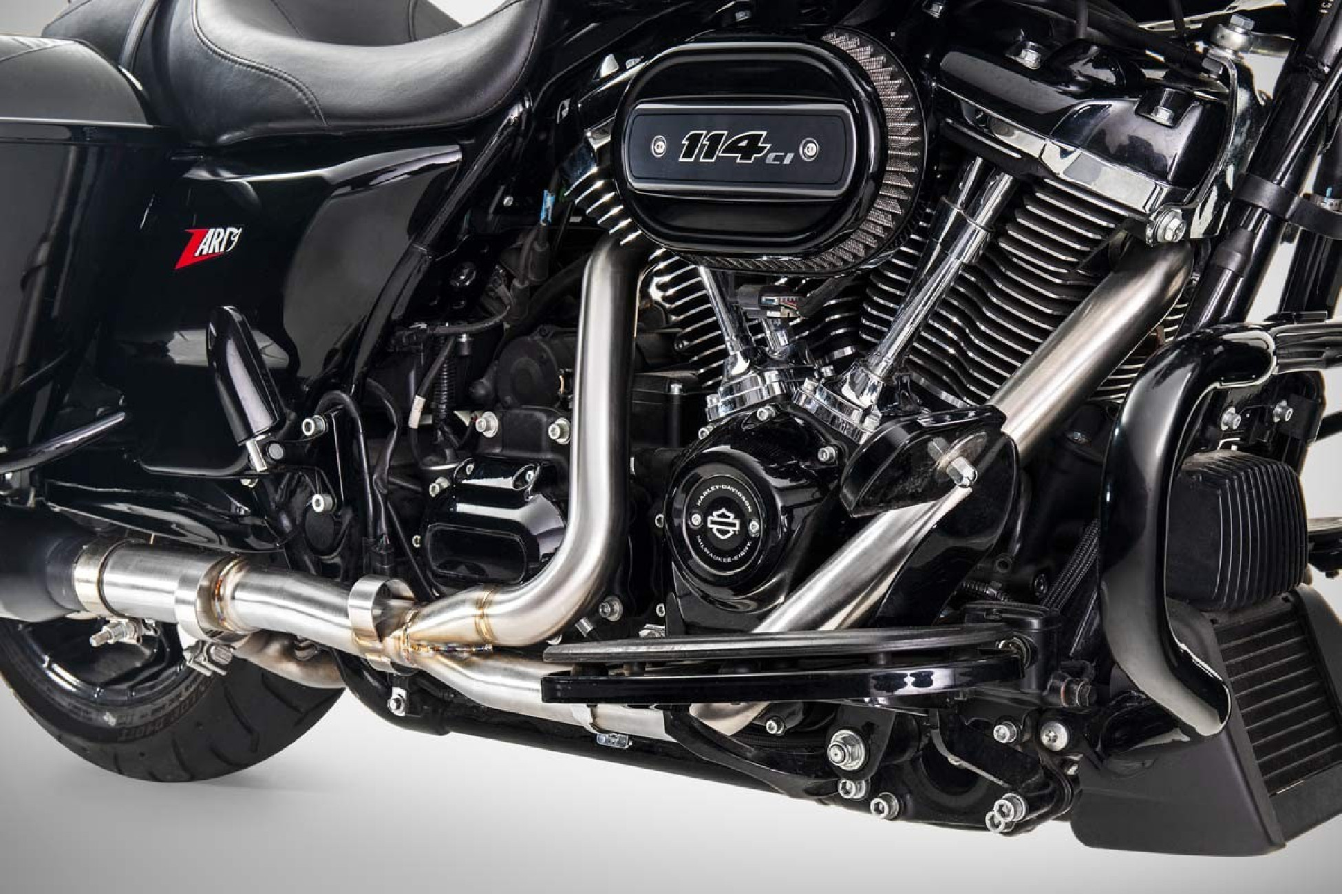 Decat Grand American Touring (2017-2026) Decatalizzatore Inox Harley-Davidson Zard