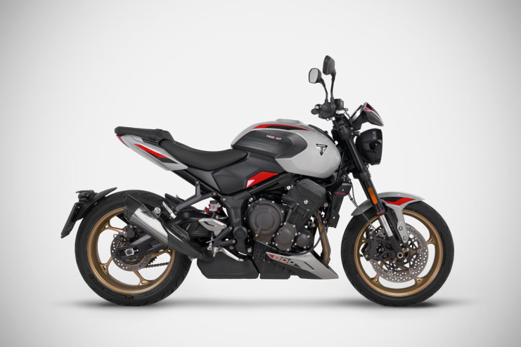 Triumph Trident 800 Zard Slip-on titanio (2026)