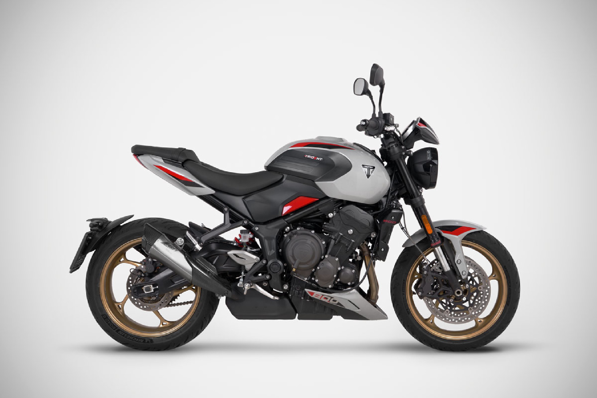 Triumph Trident 800 Zard Slip-on titanium (2026)