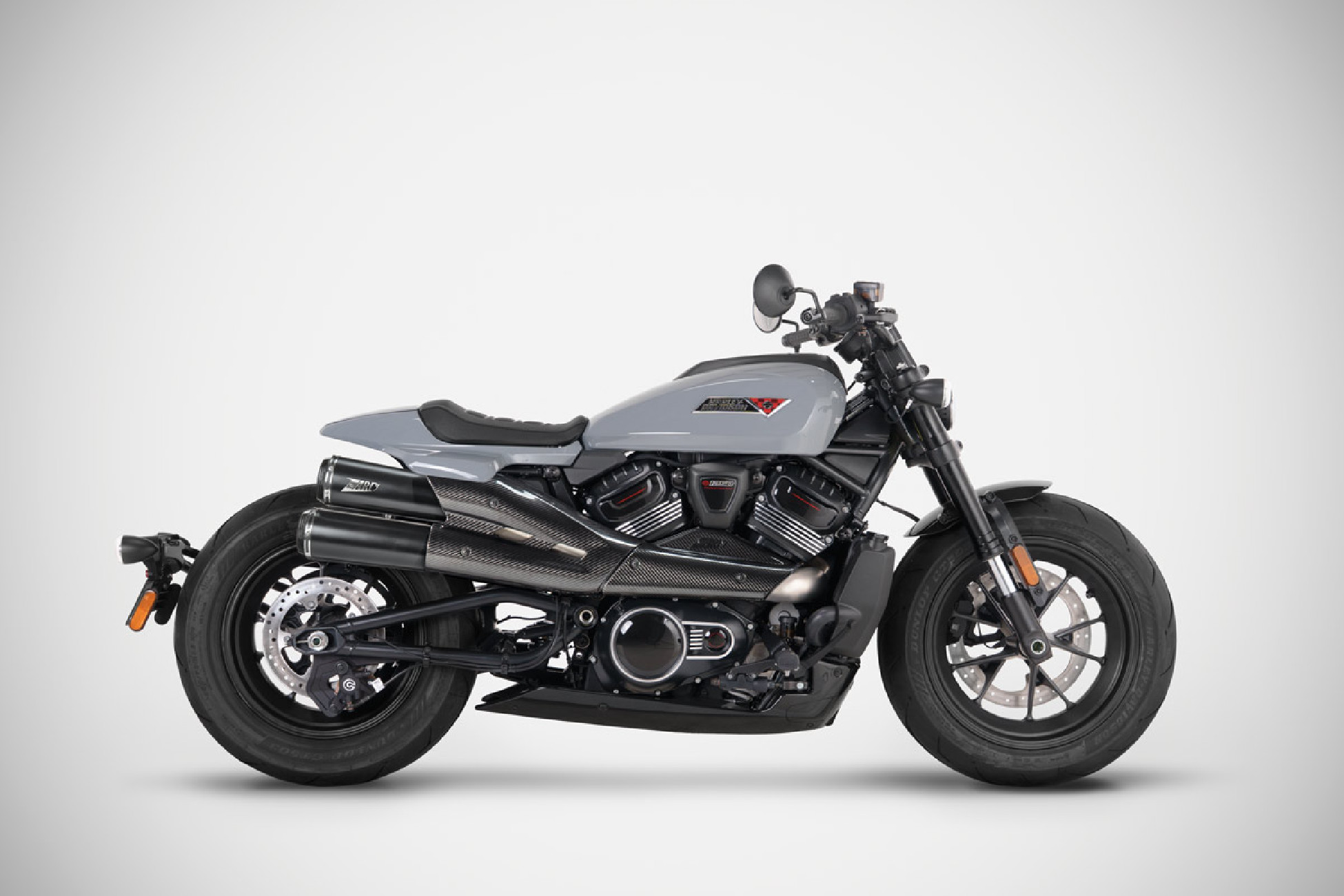 Sportster S 1250 exhaust 25-26 "Top Gun" Slip-On Kit Harley-Davidson
