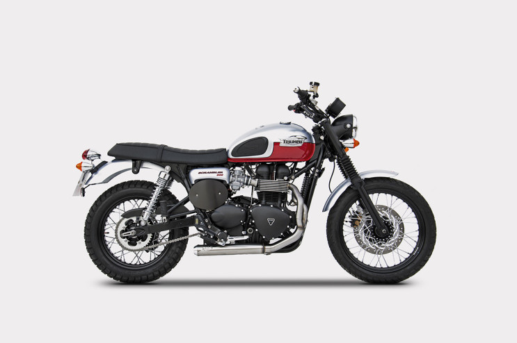 Triumph Scrambler 900 Exhaust - Carburetors 01-07 Full Kit Cross