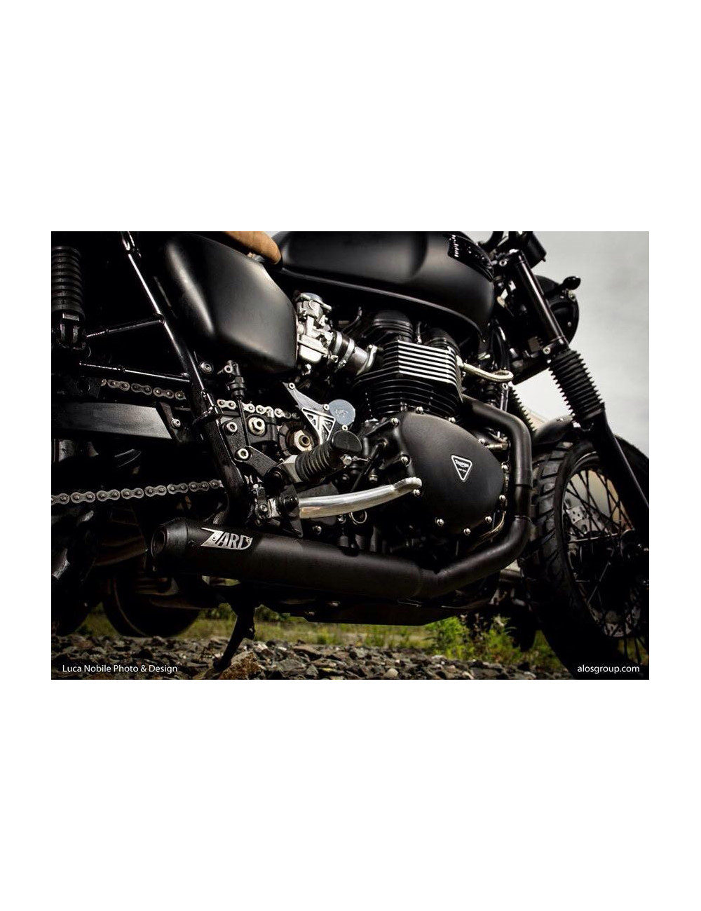 Scarico Completo Triumph Scrambler 900 Iniezione 08-16 Cross Full kit