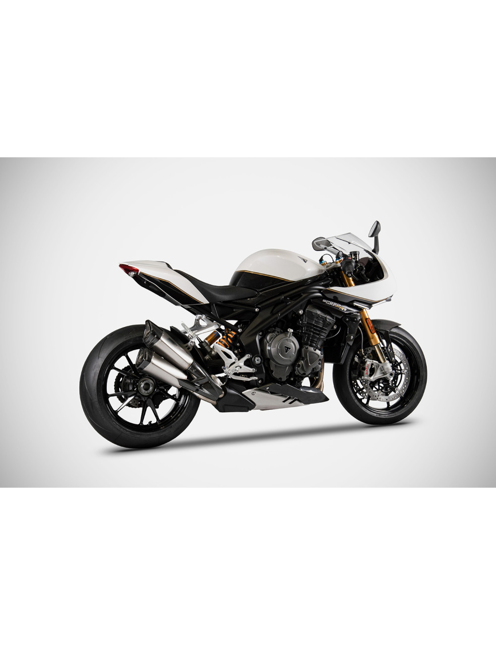 Scarico Speed Triple 1200 rs Triumph RS/RR Link Pipe Acciaio Inox