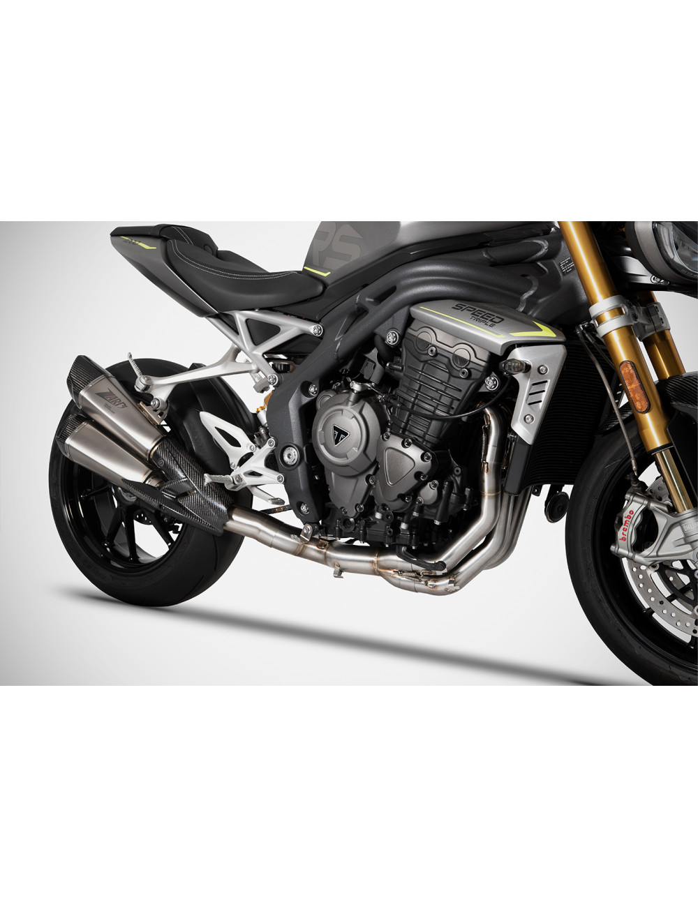 Speed ​​Triple Exhaust 1200 rs Triumph RS/RR Link Pipe