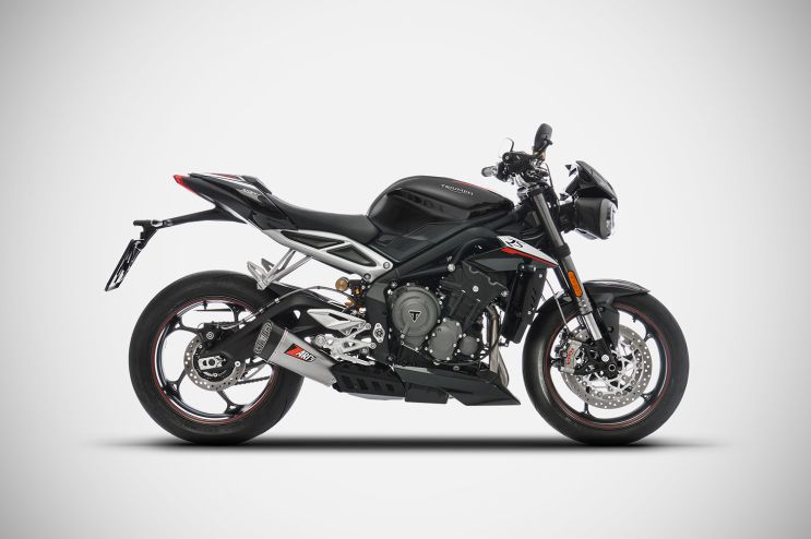 Slip-On Short Triumph Street Triple 765 17-19 Zard Exhaust System