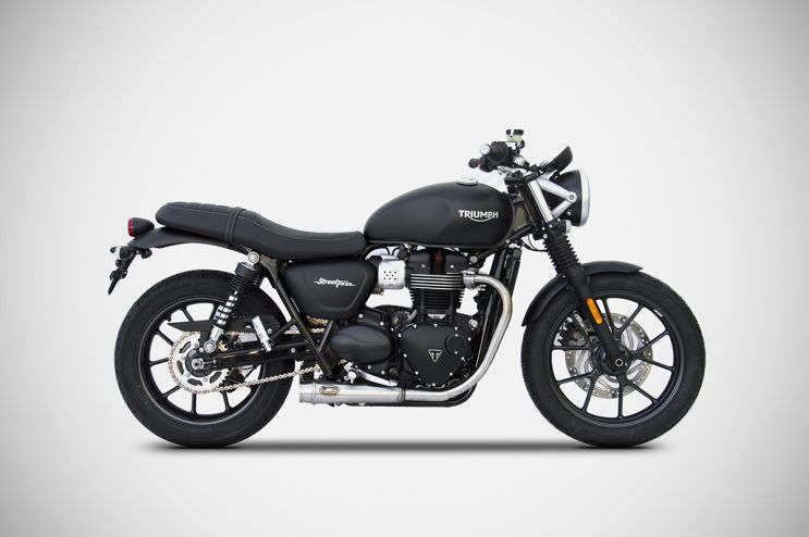 Slip-On per Triumph Street Twin 900 (16-20) Silenziatori Laterali Zard