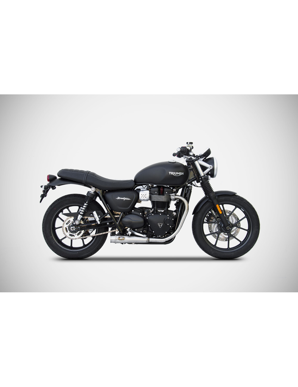 Slip-On per Triumph Street Twin 900 (16-20) Silenziatori Laterali Zard