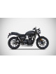 Slip-On per Triumph Street Twin 900 (16-20) Silenziatori Laterali Zard