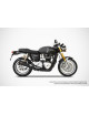 Slip-On for Triumph Thruxton-R 1200 17-20 Zard Conical Mufflers