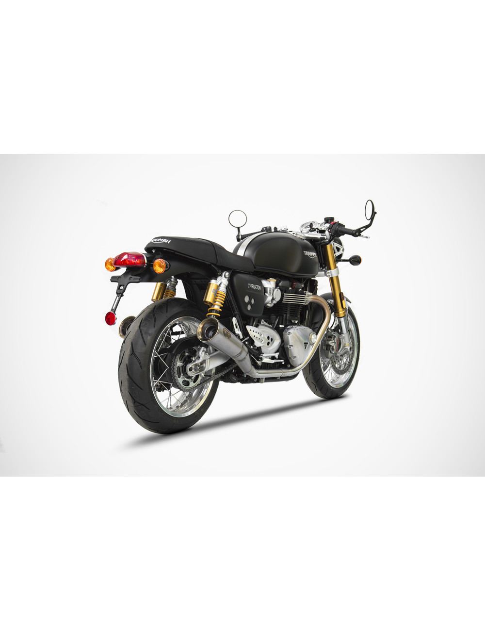 Slip-On per Triumph Thruxton-R 1200 17-20 Silenziatori Conici