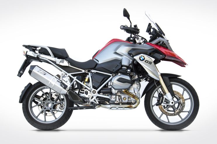 Silenziatore Scarico BMW R 1200 GS PENTA R Slip-On (13-16) Acciaio Inox e Carbonio