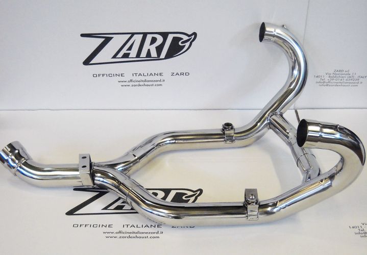 Exhaust BMW R 1200 R 04-09 ZARD Slip-On Racing Stainless Steel