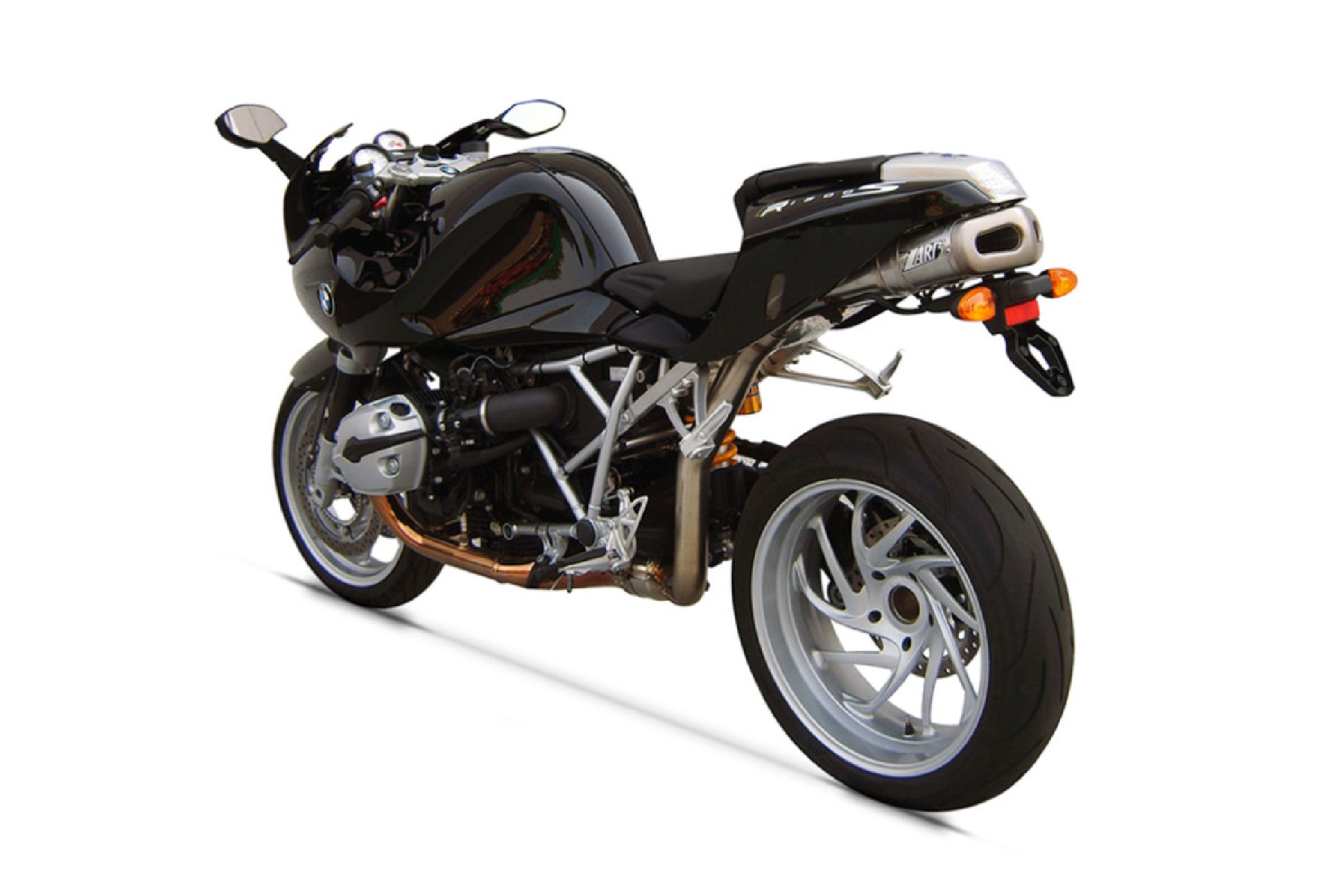 Exhaust BMW R 1200 S 06-09 Slip-On Underseat Approved Stainless Steel