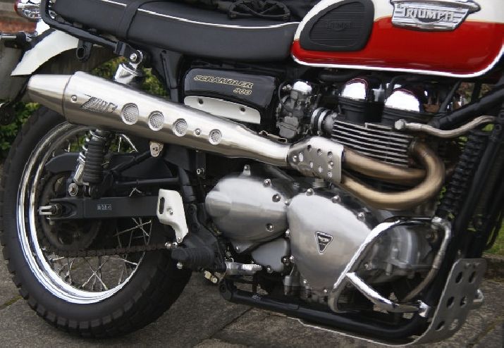 Complete High Conical Kit for Triumph Scrambler 900 (08-16) Zard Exhaust System
