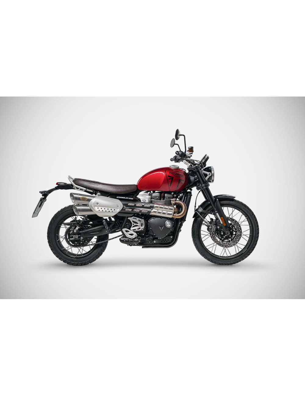 Triumph Scrambler 1200 Slip-Ons 24-25 Acciaio Inox AISI 304 E5+ ZARD