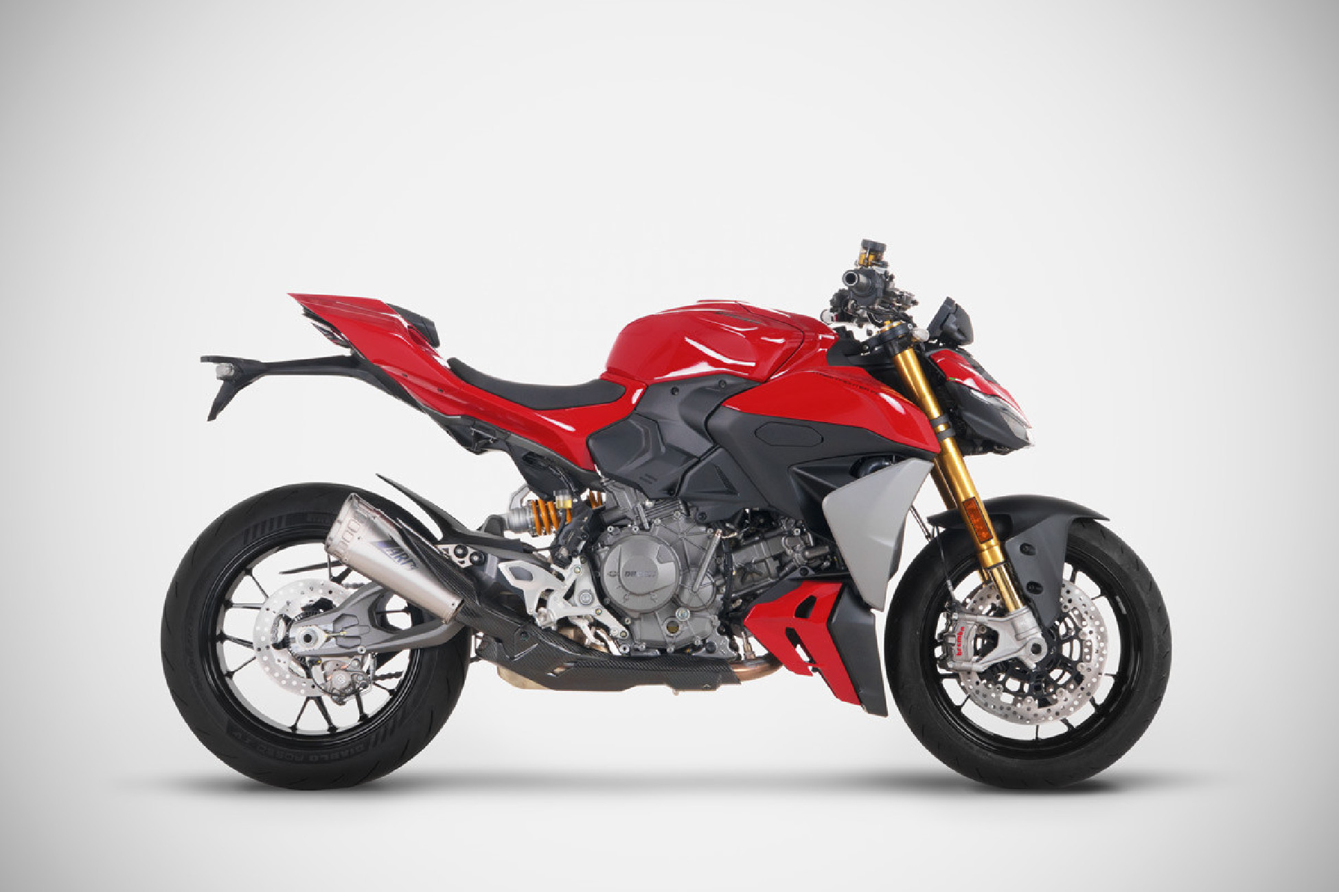 Ducati Streetfighter V2 Slip-on Titanium 2025-2026 Zard