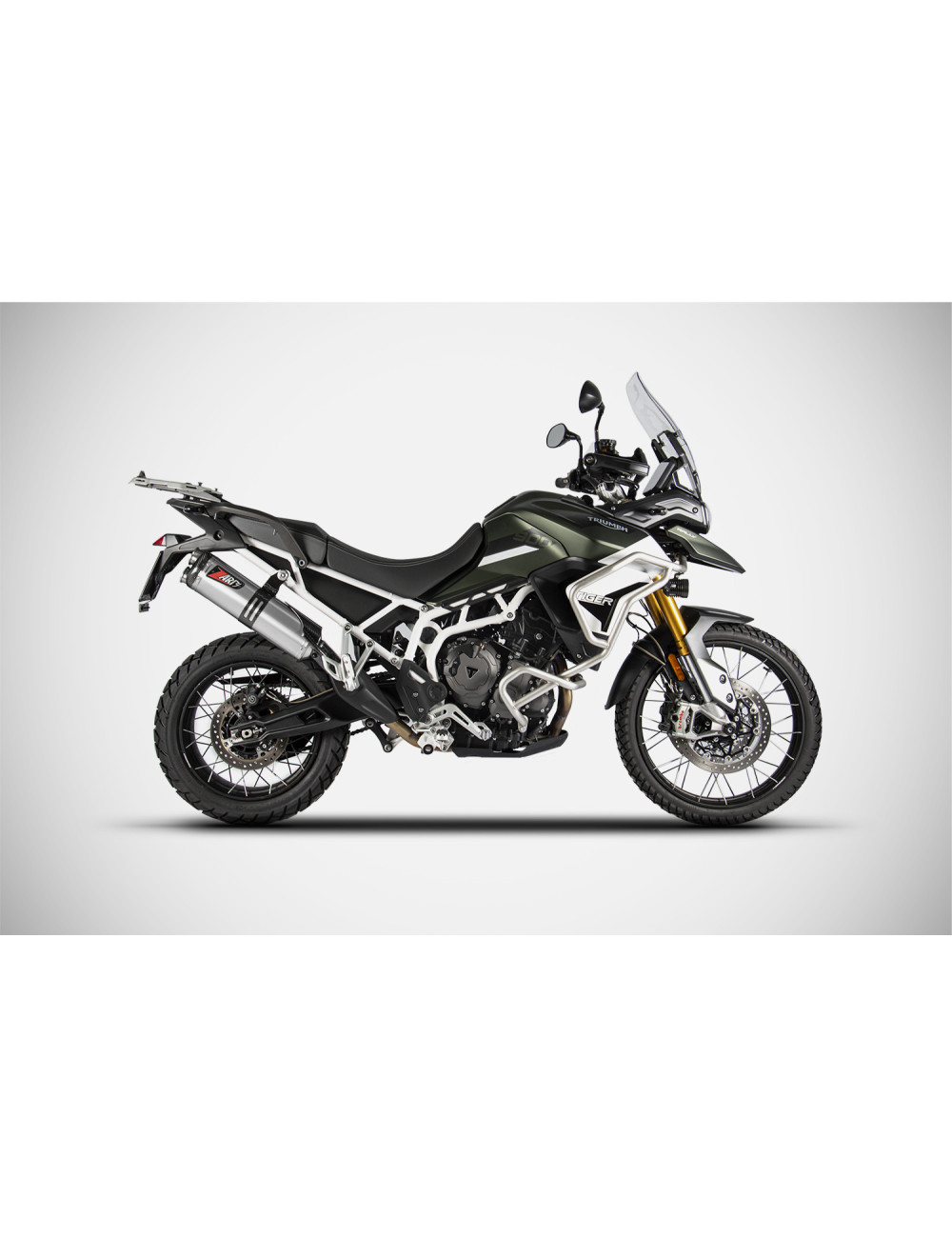 Triumph Tiger 900 Slip-On 20-23 ZARD stainless steel or titanium silencer